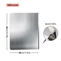 Stainless Steel Chopping Board, Non-Slip Kitchen Chopping Board, Kitchen Cutting Board, Kitchen Accessories, Household Kitchen Gadgets #Summervibes