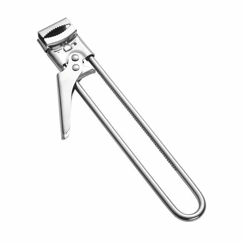 Multifunctional Adjustable Jar Opener for Seniors with Arthritis, Stainless Steel Manual Tool for Easy Grip and Use in the Kitchen